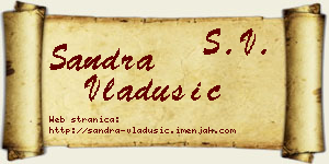 Sandra Vladušić vizit kartica